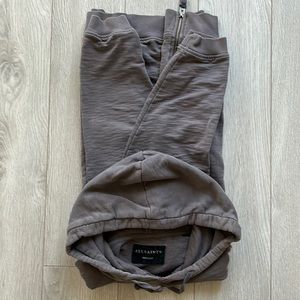 ALLSAINTS distressed vertigo hoodie